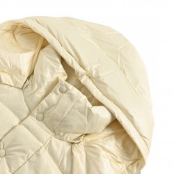 Flink Moncler Maya 70 Logo Appliqued Quilted Shell Hooded Short Dunjakker