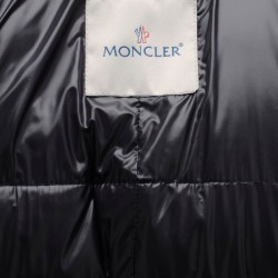 Moncler Rodin Blå Vinterjakke Flannel Wool Herre 41224663SI