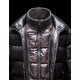 Moncler Zin Ultralight Detachable Hood Svart Vinterjakke Wool Nylon Herre 41236575TV